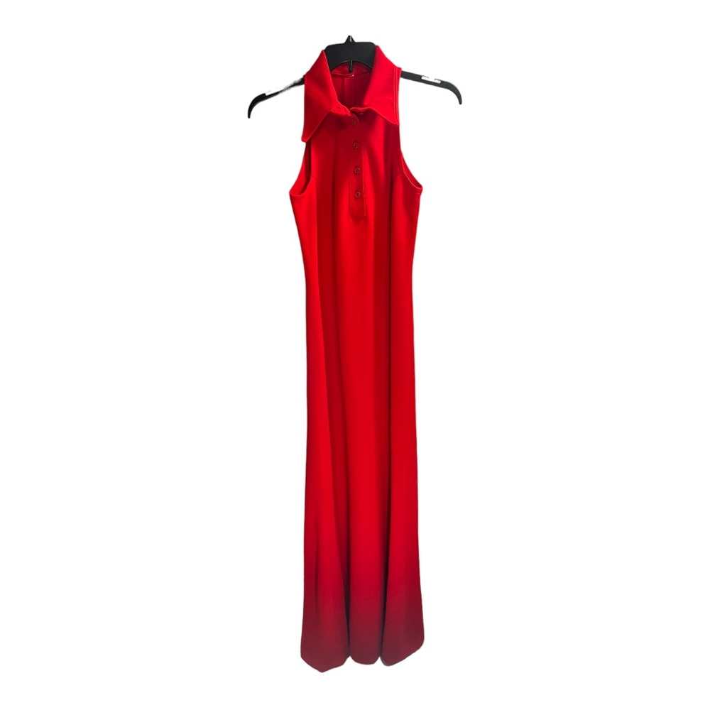 Vintage 1970’s Dagger Collar Maxi Dress